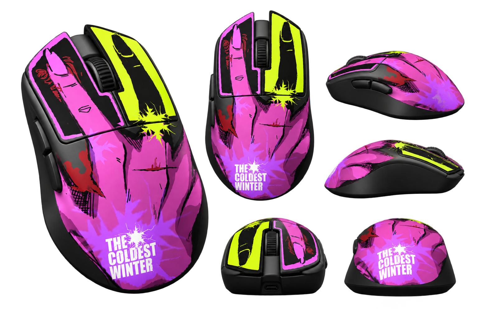 Early 3D concept for The Coldest Winter custom wireless mouse